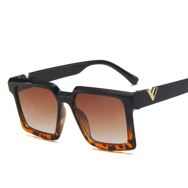 2020 винтажные квадратные пластиковые солнцезащитные очки женские брендовые