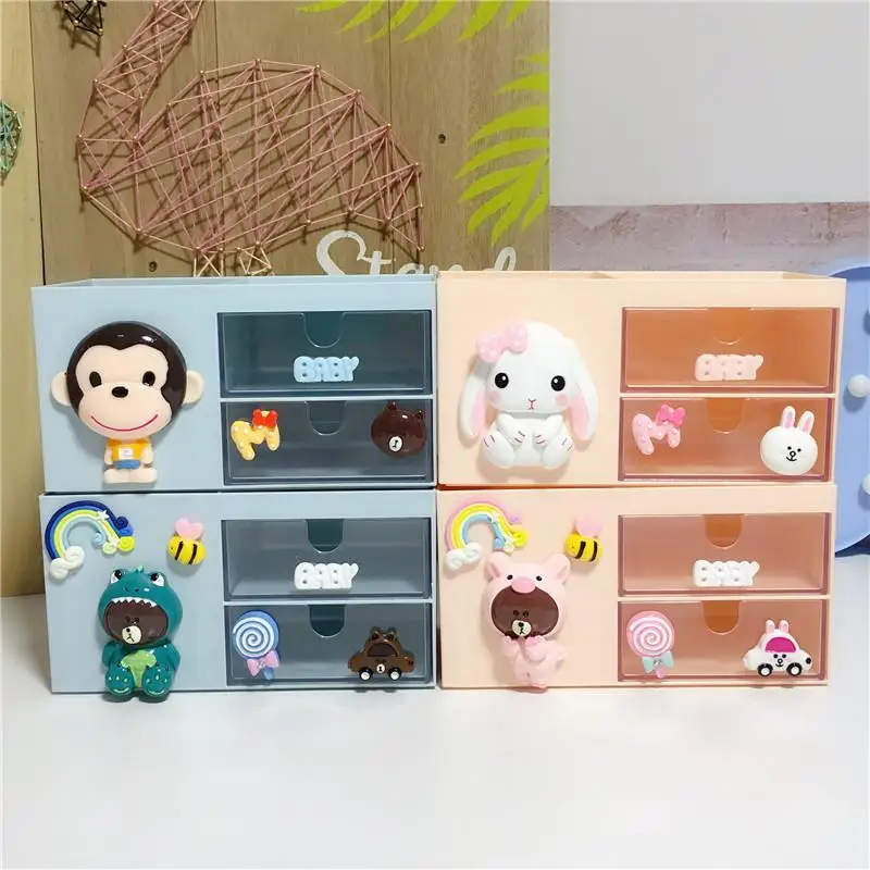 

Multifunctional cartoon pen holder,desktop stationery storage box,Korea style school children's stationery office supplies
