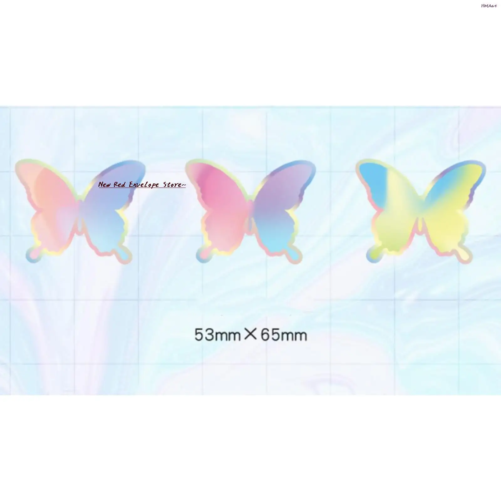 

30Pcs Bronzing Cute Butterfly Bear Moon Flower Cartoon Laser Memo Pad Diary