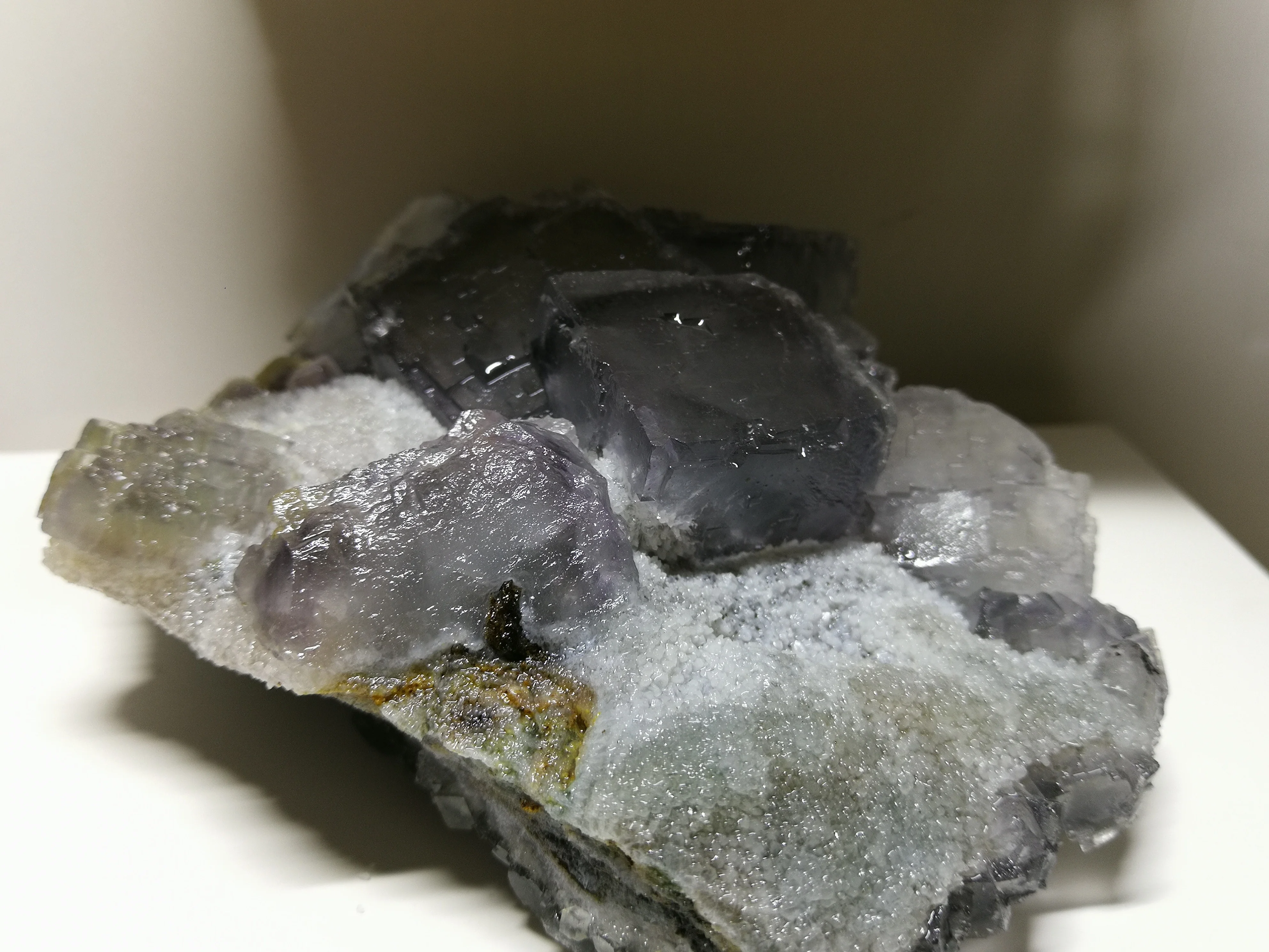 

640.9gNatural fluorite mineral crystal, crystal cluster quartz mineral specimen, quartz crystal.
