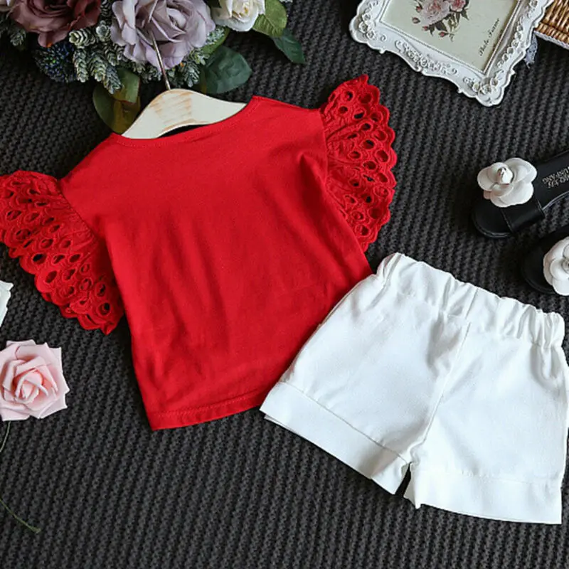 Милая детская одежда для маленьких девочек 2020 летняя футболка с коротким рукавом