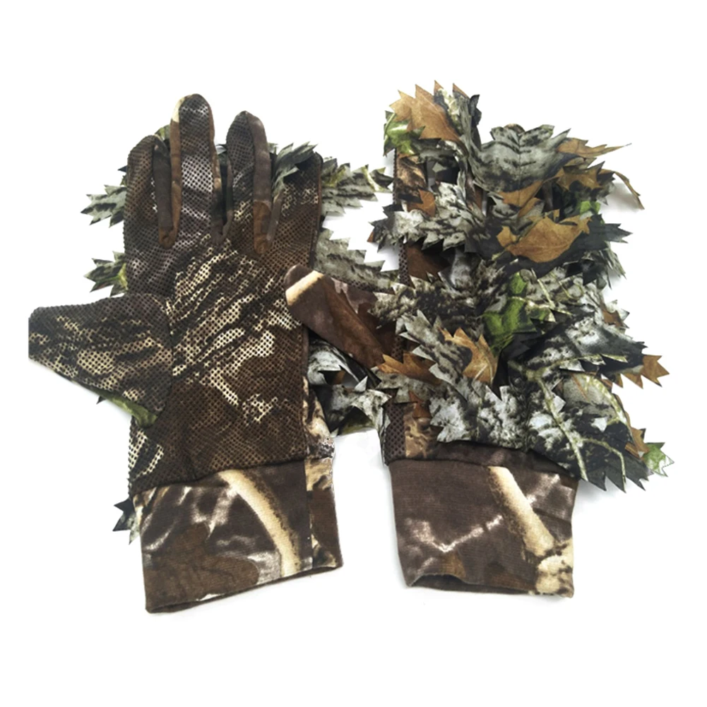 Нескользящая силиконовая горошек камуфляж перчатки на открытом воздухе Охота 3D