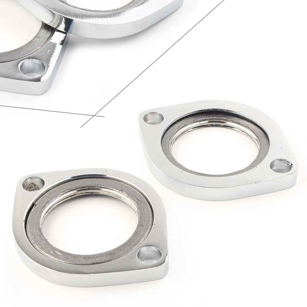 Комплект выхлопных фланцев для мотоцикла с графитовой прокладкой Harley Dyna Road / Electra