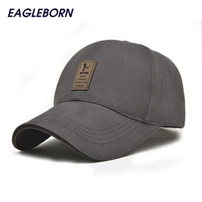 EAGLEBORN snapback женская брендовая модная бейсбольная кепка для мужчин и женщин хлопковые Повседневные шапки Мужские casquette bone gorra - Цвет: grey