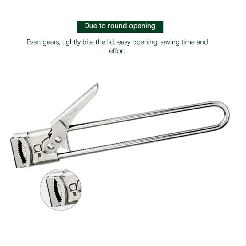

1pc Adjustable Can Opener Stainless Steel Long Jar Tin Cap Opener Manual Remover Seal Bottle Lid Opener Kitchen Accessories Tool