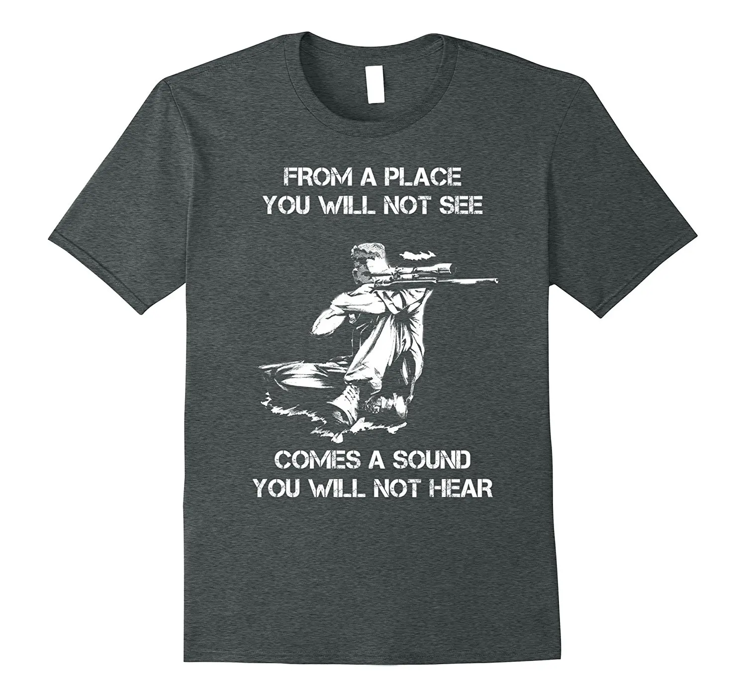 

Hot Sale 100% Cotton Sniper T Shirt O Neck Summer Style Tee Shirt Custom Aldult Teen Unisex Digital Printing Tee Shirt Unisex