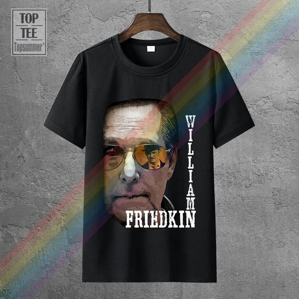 

William Friedkin T Shirts Retro Gothic Tshirts Funny Vintage Sportwear Aesthetic Tee-Shirt Horror Skull T Shirt