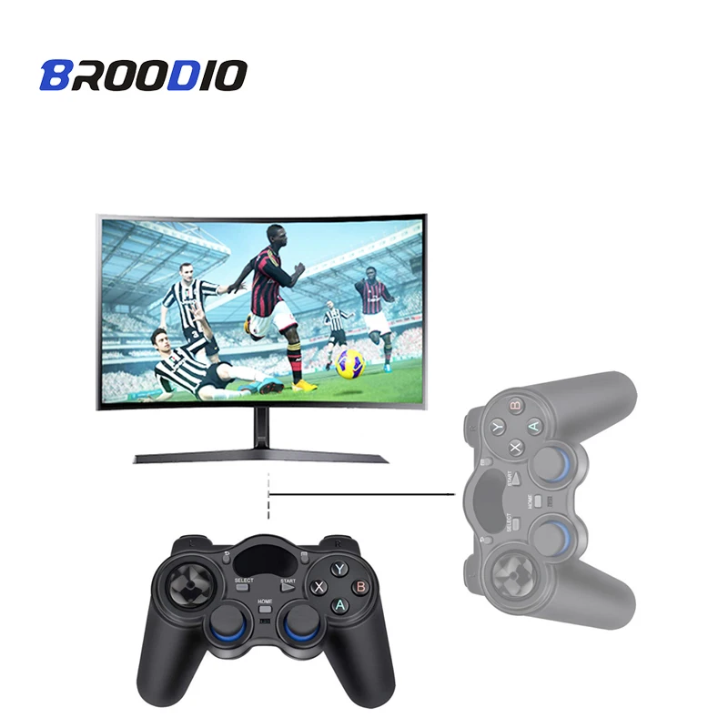 

With OTG Converter Wireless Gamepad For PC Joystick PS3 Gaming Controller Mobile Game Controller 2.4G Wireless Control Gamepads