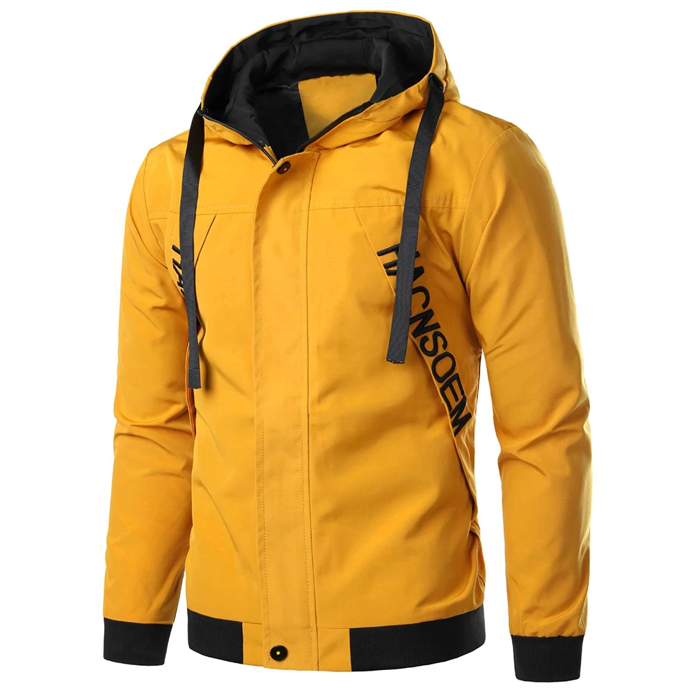 Осенняя мужская легкая куртка на молнии повседневная модное спортивное пальто