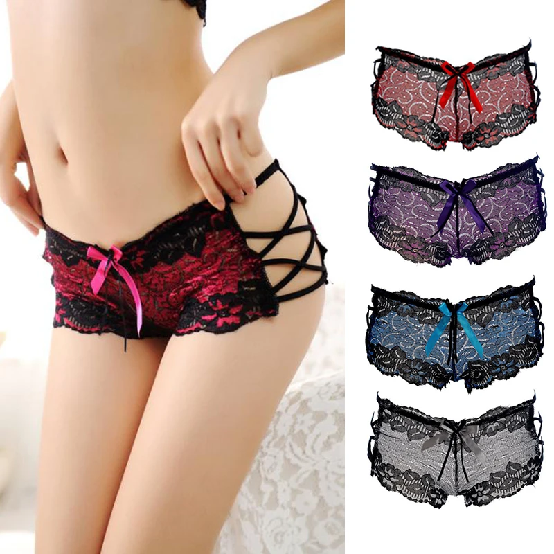 

Женские сексуальные кружевные трусики, трусы для девушек, цветочное нижнее белье, трусики, стринги, прозрачное дышащее женское белье