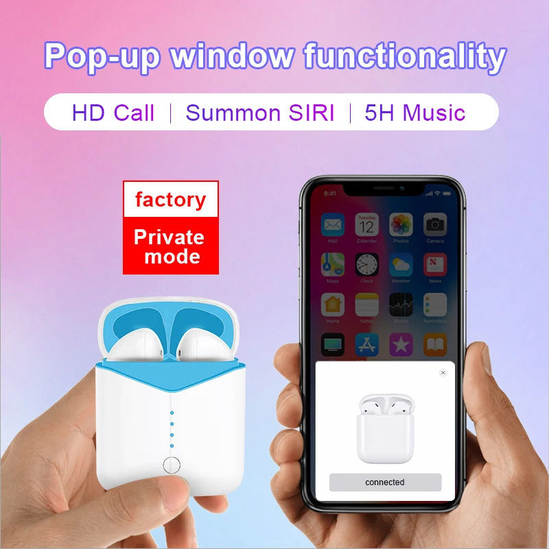 Оригинальные P20 TWS Bluetooth V5.0 беспроводные наушники Беспроводная зарядка 6D стерео
