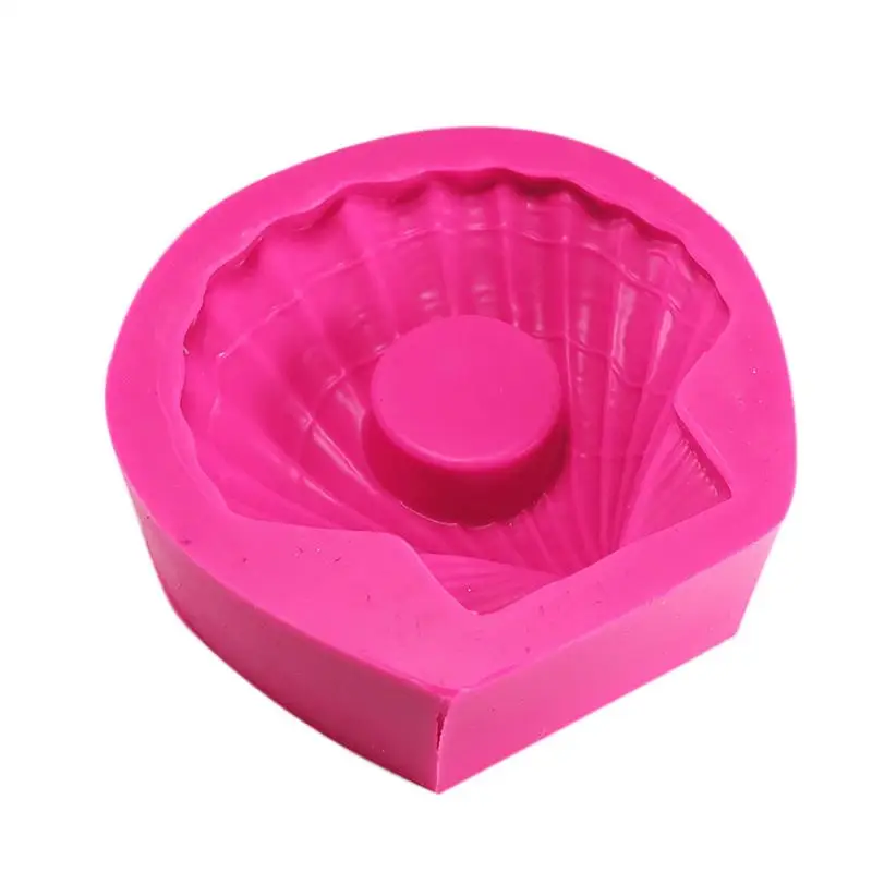 3d силиконовые формы для свечей форма в виде ракушки гипсовый подсвечник DIY