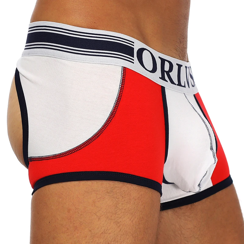 Мужские трусы джоки AIIOU черные боксёры с Т образной спинкой из хлопка без задника