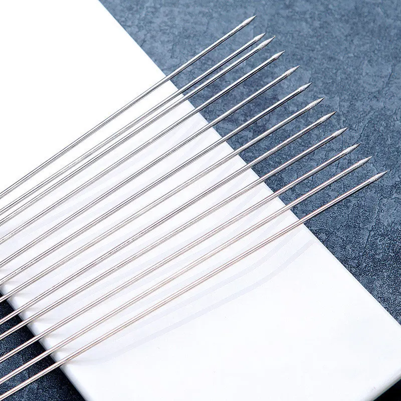 200 шт./компл. барбекю знак из нержавеющей стали ягненка шампуры для Барбекю Игла