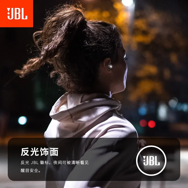 للبيع JBL تعكس Mini NC صحيح اللاسلكية الحد من الضوضاء الرياضة في الأذن سماعة رأس بخاصية البلوتوث مقاوم للماء عرق سماعة