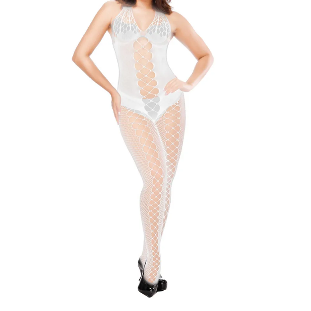 Женское Эротическое боди с вырезами открытая промежность женская одежда для сна