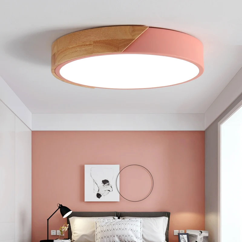 Современный деревянный потолочный светильник s для гостиной спальни детский