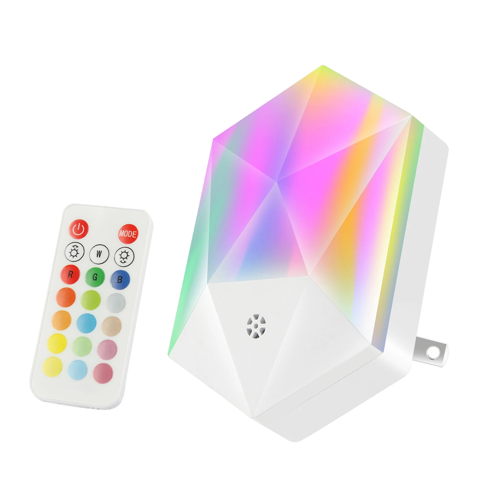 

Красочные вилка RGB в светодиодный Ночной светильник Настенный светильник s лампа для детей Спальня