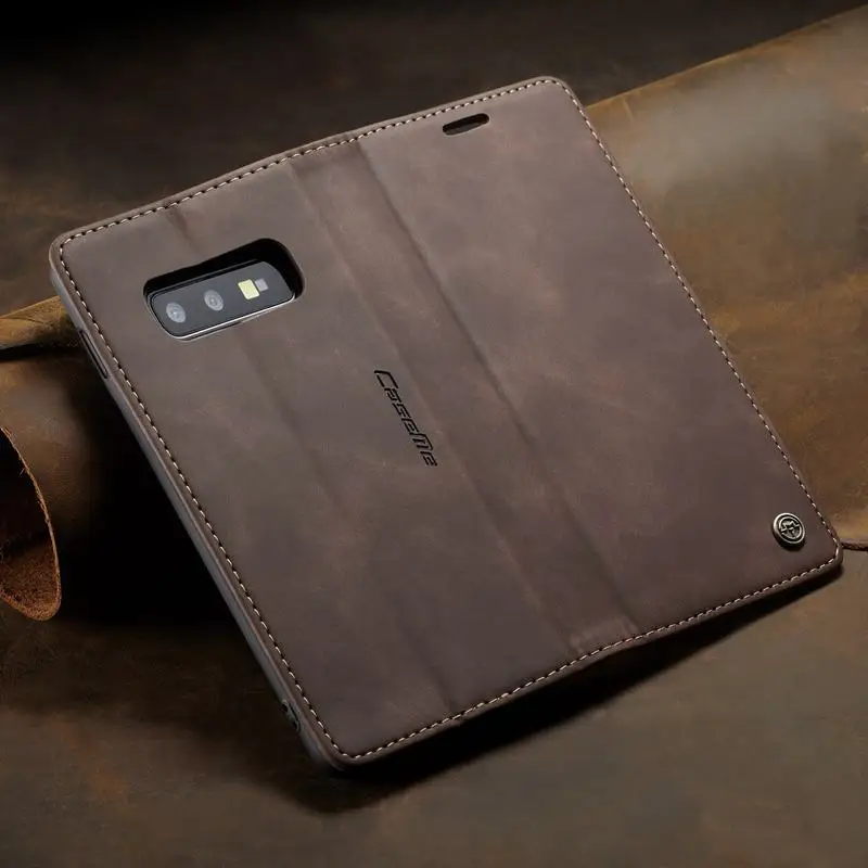 Флип-кейс из искусственной кожи для samsung Galaxy S10 Plus S10E 5G S8 S9 S7 Edge чехол телефона
