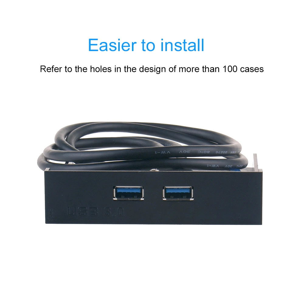 Передняя панель привода 20 Pin к двойному USB 3 0 HUB флоппи Бей передняя кронштейн