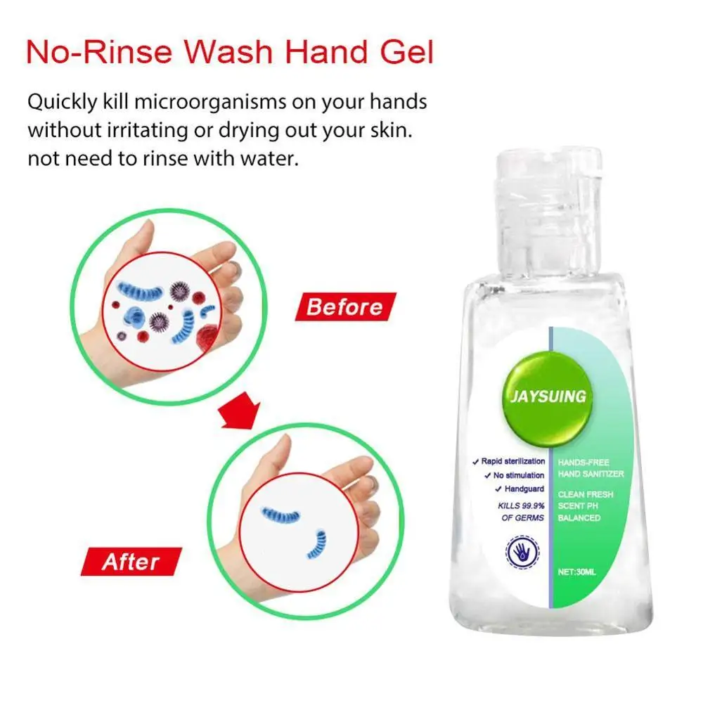 60 мл Портативный Миниатюрный антисептик для рук антибактериальный увлажняющий