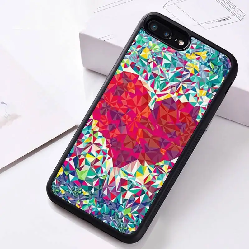 

colorful love heart Phone Case For iphone 12 mini 11 Pro Xs Max X Xr 6 6s 7 8 Plus SE2020 High Quality PC TPU Silicone Cover