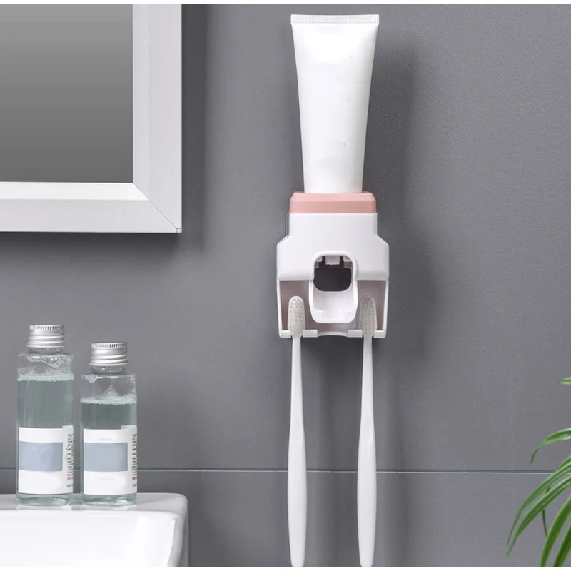 

NEW Toothpaste Squeezer Automatic Modern Simplicity Convenient Durable Washable Home Use Dispenser Wall Mounted Bathroom