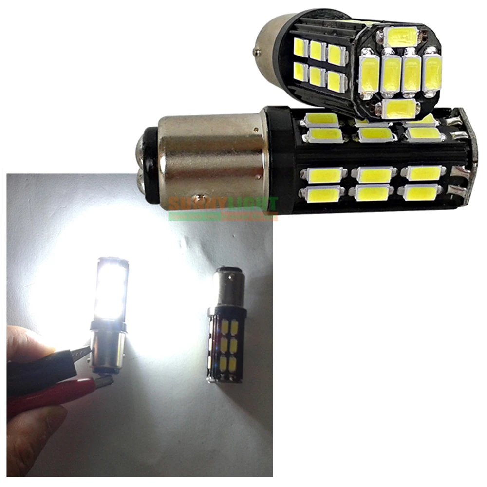 CNSUNNY светильник 1157 5730 Светодиодные Сигнальные лампы s 30SMD S25 P21W BA15S резервный 12В 24В