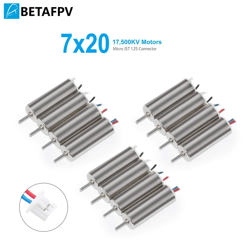 BETAFPV 7x20 мм Двигатель кв матовые двигатели с фоторазъемом для Micro FPV Tiny Whoop BETA75 Tiny7 JST