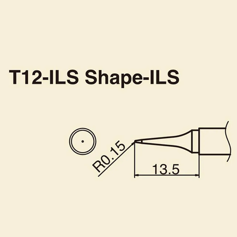

New Replace Soldering Solder Iron Tip For Hakko T12-ILS Shape ILS PCB Repair IQ6