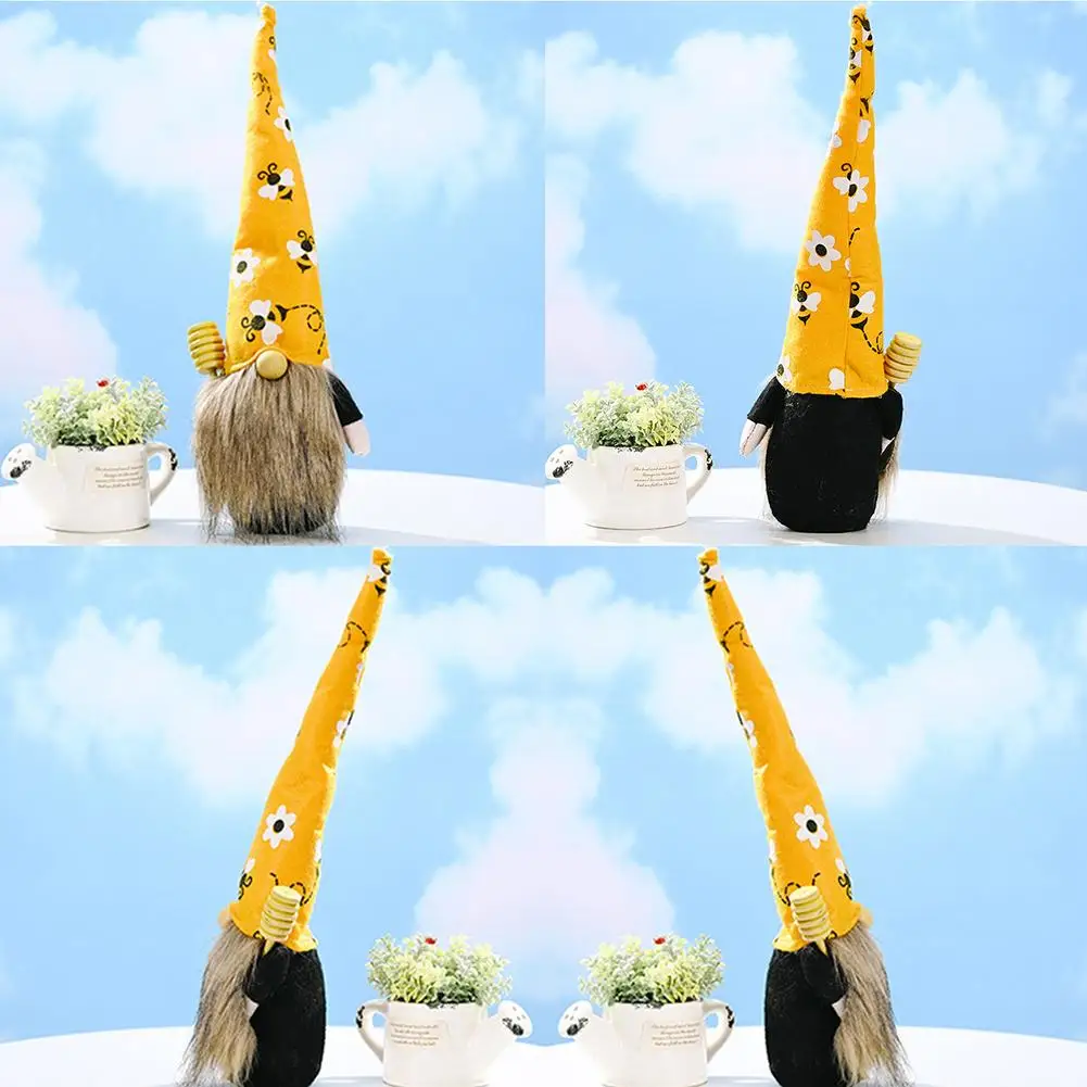 

Easter Plush Faceless Old Man Bee Hat Doll Dwarf Elf Doll Home Decoration Easter Ornament Easter Party Decoration