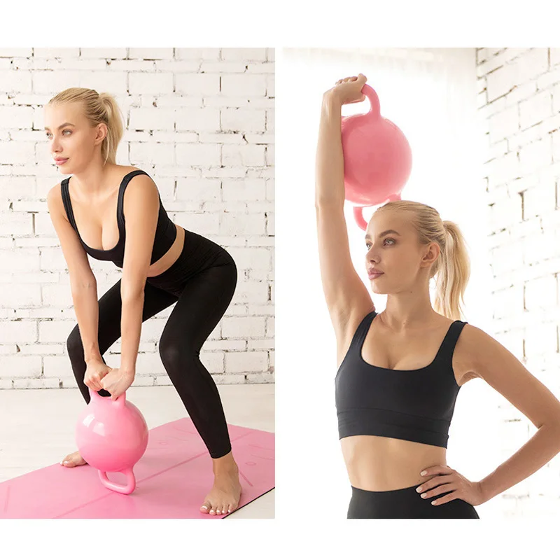 6 кг воды Kettlebell фитнес Чайник Гантели регулируемый портативный тренажерный зал