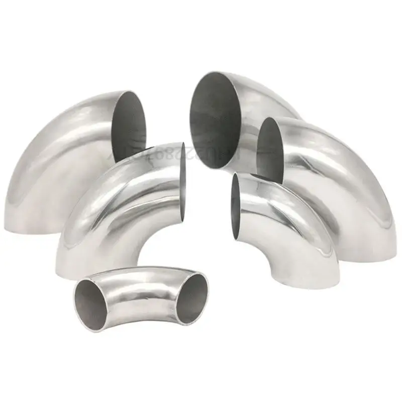 

1PC Automobile Exhaust Pipe Muffler Turns into Stainless steel Elbow 90 Degree