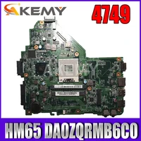 da0zqrmb6c0 motherboard for acer aspire 4349 4749 motherboard hm65 mbrr406001 100 tested original mainboard