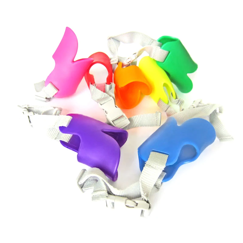 

Comfortable And Soft Silicone Duck Mouth Cover Synchronized Pet Dog Mouth Sleeve Prevents Biting Anti-bark Muzzle For Pet Dog