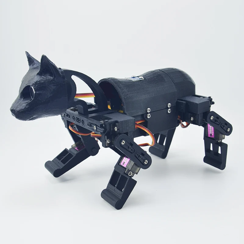 12 Dof квадрупед бионический робот Cat Arduino Программирование оригинальный открытый