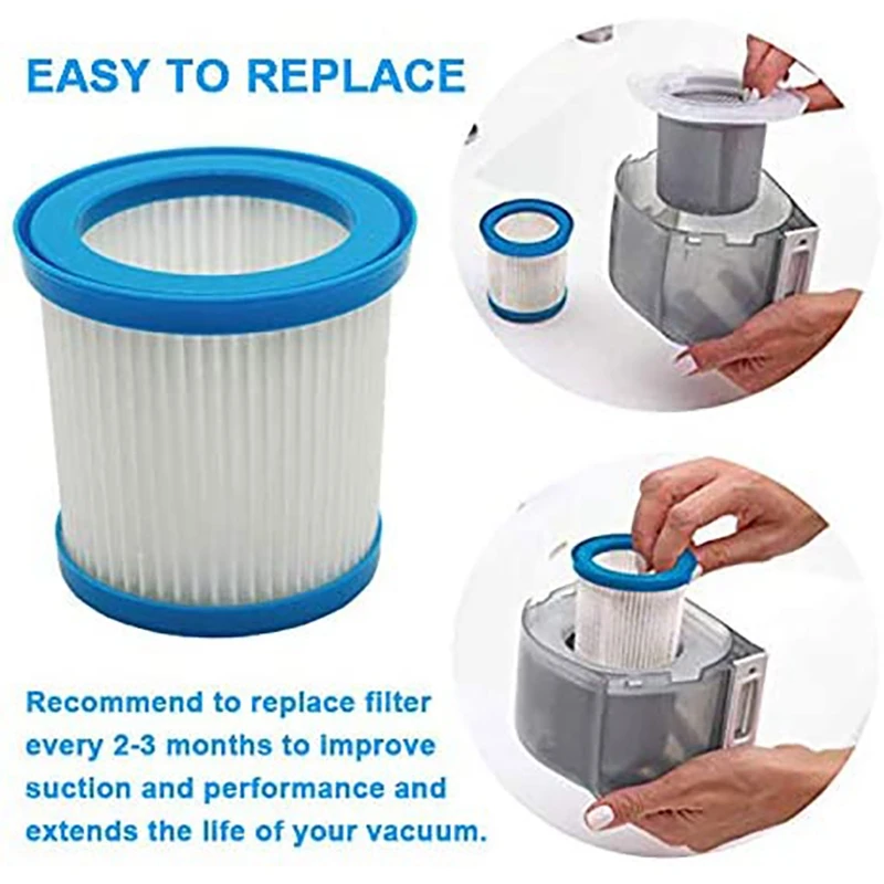 

7 Packs VPF20 Replacement Filters Smartech Pet Lithium 2-In-1 Cordless Stick Vacuum Cleaner Accessories Filter