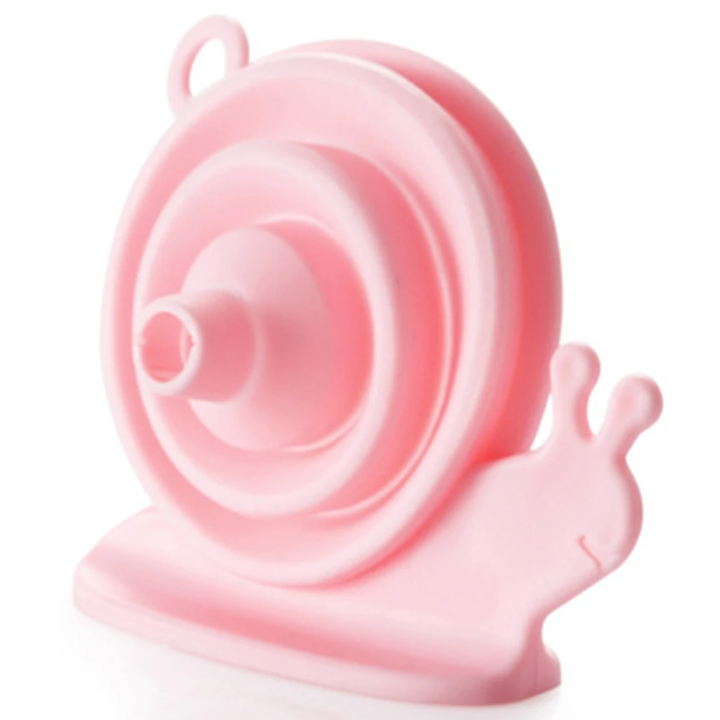 

Retractable Long-Necked Kitchen Funnel Folding Candy-Colored Household Liquid Dispensing Oil Filter High Temperature