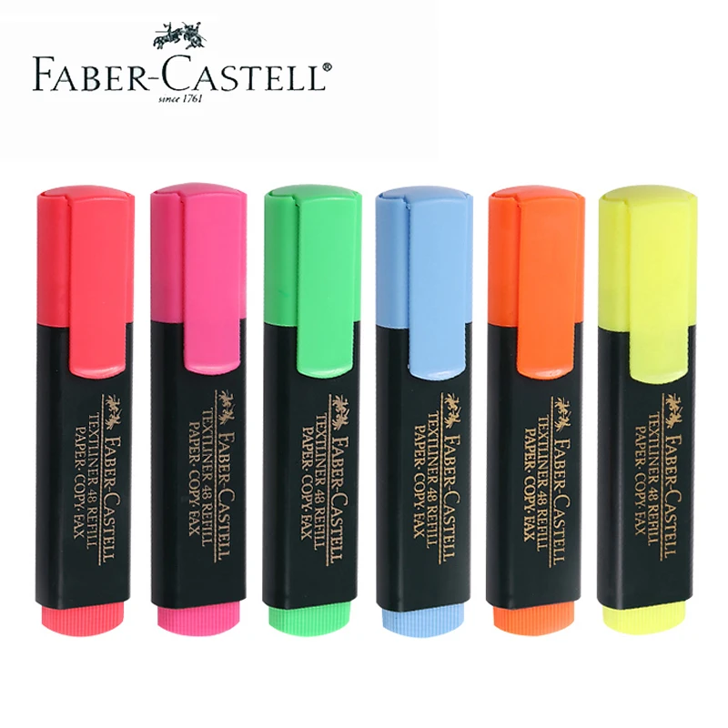 1 шт. Faber Castell текстлайнер маркеры фломастер ручка 1548