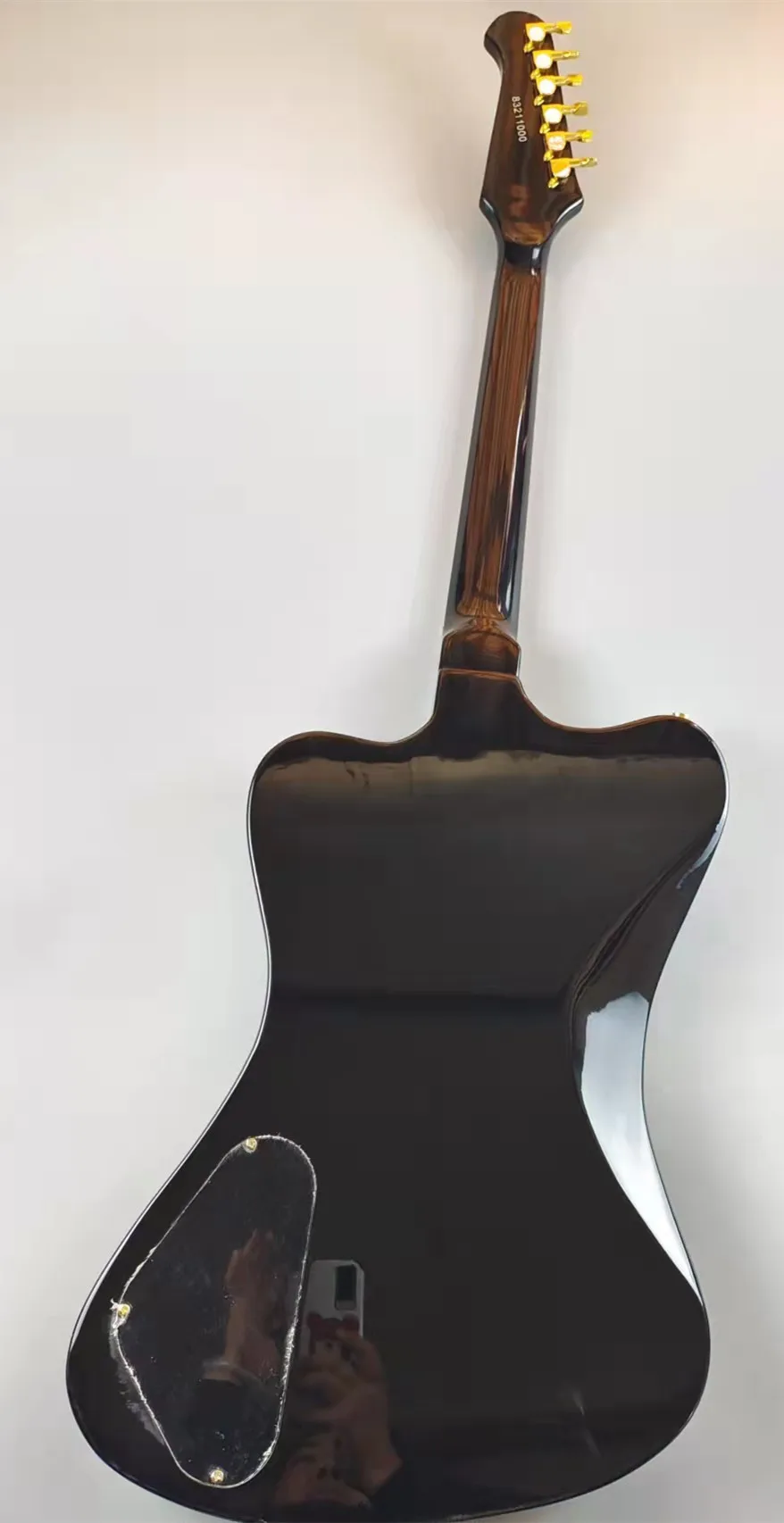 Электрическая гитара огненная электрическая черные золотые аксессуары пикапы P90