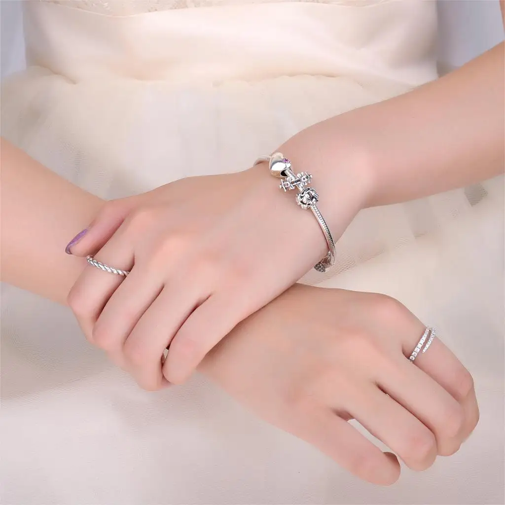 JewelryPalace 925 пробы серебро Кукла Медведь Шарм бисер Fit Браслеты для вашего любовника