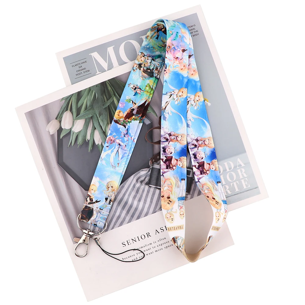 BH1669 Original God Cartoon Anime Cat And Dog Wolf Lanyard for Key Neck Strap lanyard Card ID Badge Holder Chain Accessories | Мобильные