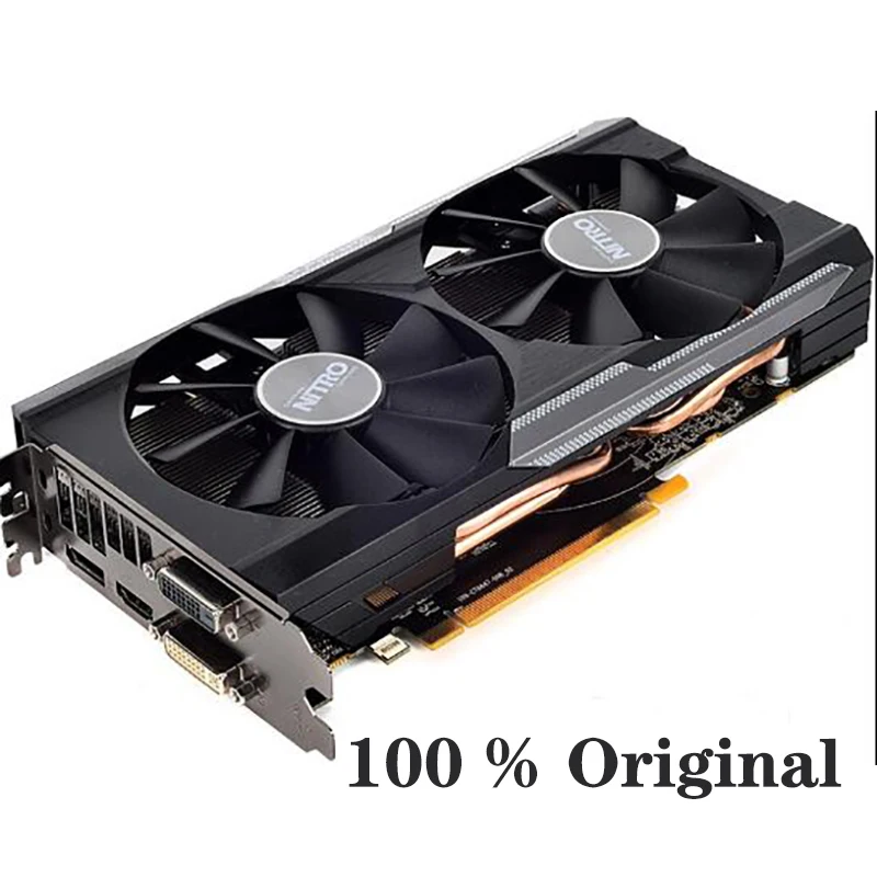 Б/у SAPPHIRE R9 380 4 Гб видеокарты GPU для AMD Radeon R9380 Настольный ПК компьютер GDDR5