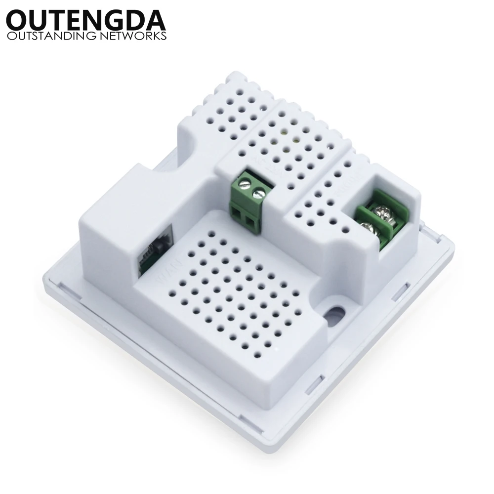 300Mbps 2*RJ45 LAN RJ11 Phone port with 5V USB in wall wifi access point Embedded 86-type Panel AP wireless router white gold | Компьютеры