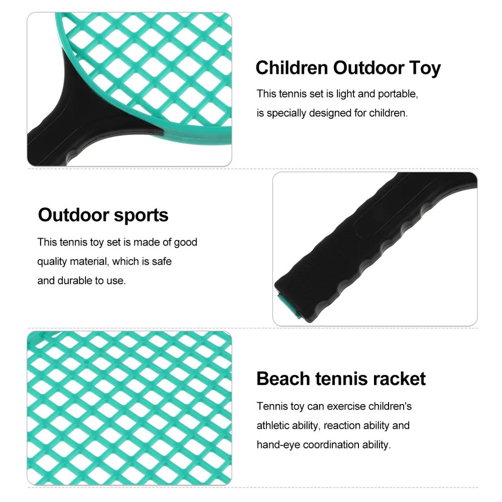 

2pcs Kids Tennis Toys Durable Children Outdoor Toys Fun Kids Playthings