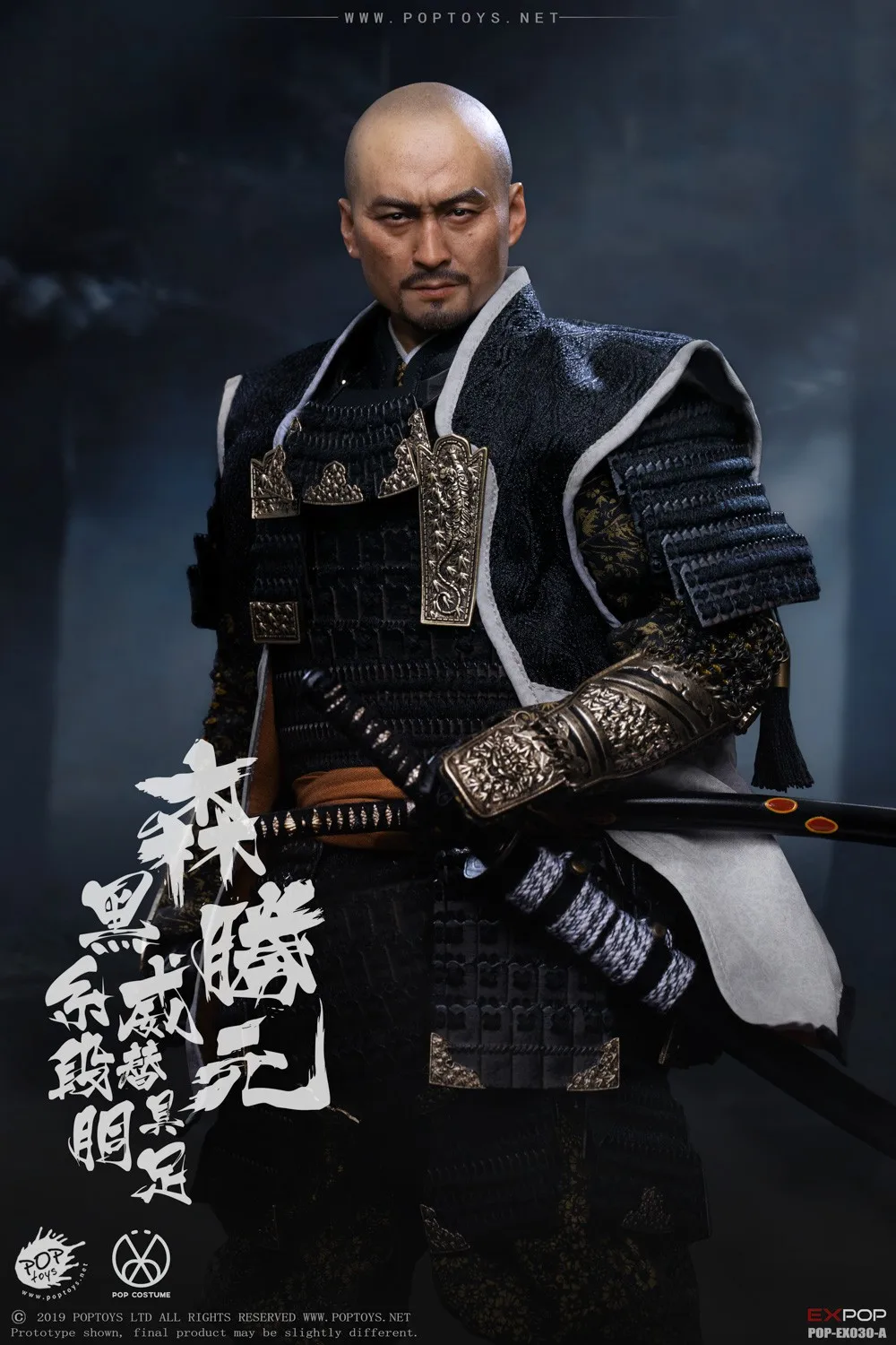 1/6 экшн-фигурки модели POPTOYS EX030 японский самурай времен военных штатов последний
