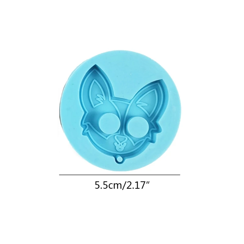 

2Pcs Keychain Casting Mold Rabbit Keychain Pendant Resin Mold Cartoon Rabbit Jewelry Making Mould Epoxy Resin Mold Tools