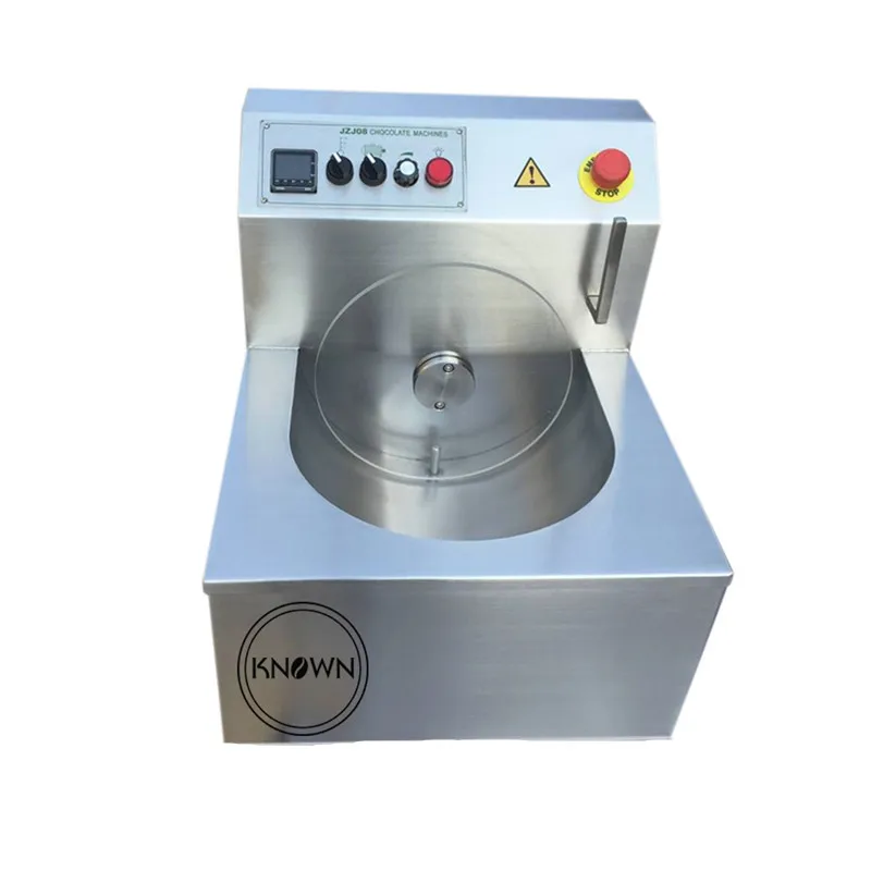 

8/15kg Electric Chocolate Melting Pot Black White Chocolate Wafers Chips Stainless Steel Melter Tempering Machine