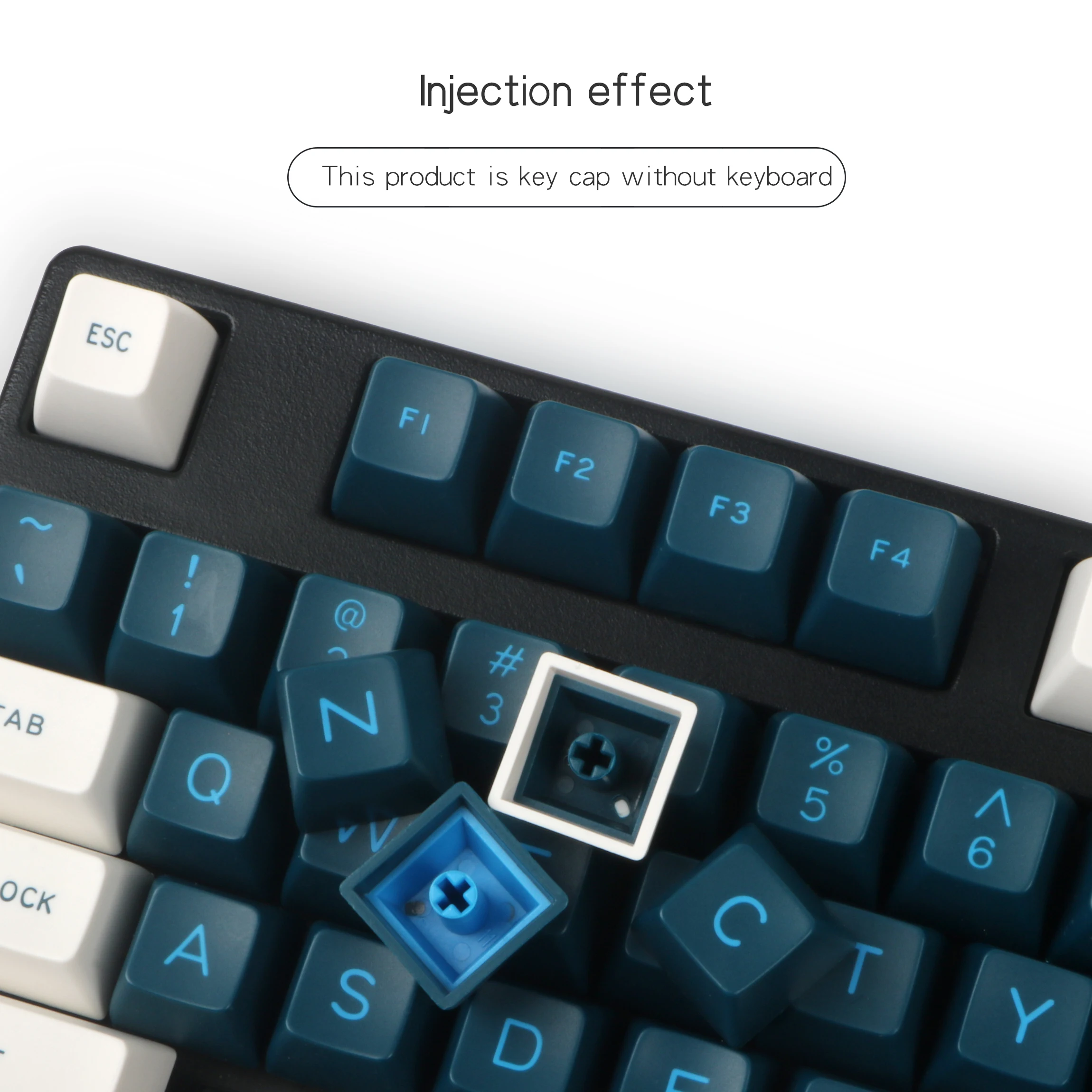 MAXKEY white and green doubleshot ABS SA Profile Keycap Set for mechanical keyboard | Компьютеры и офис