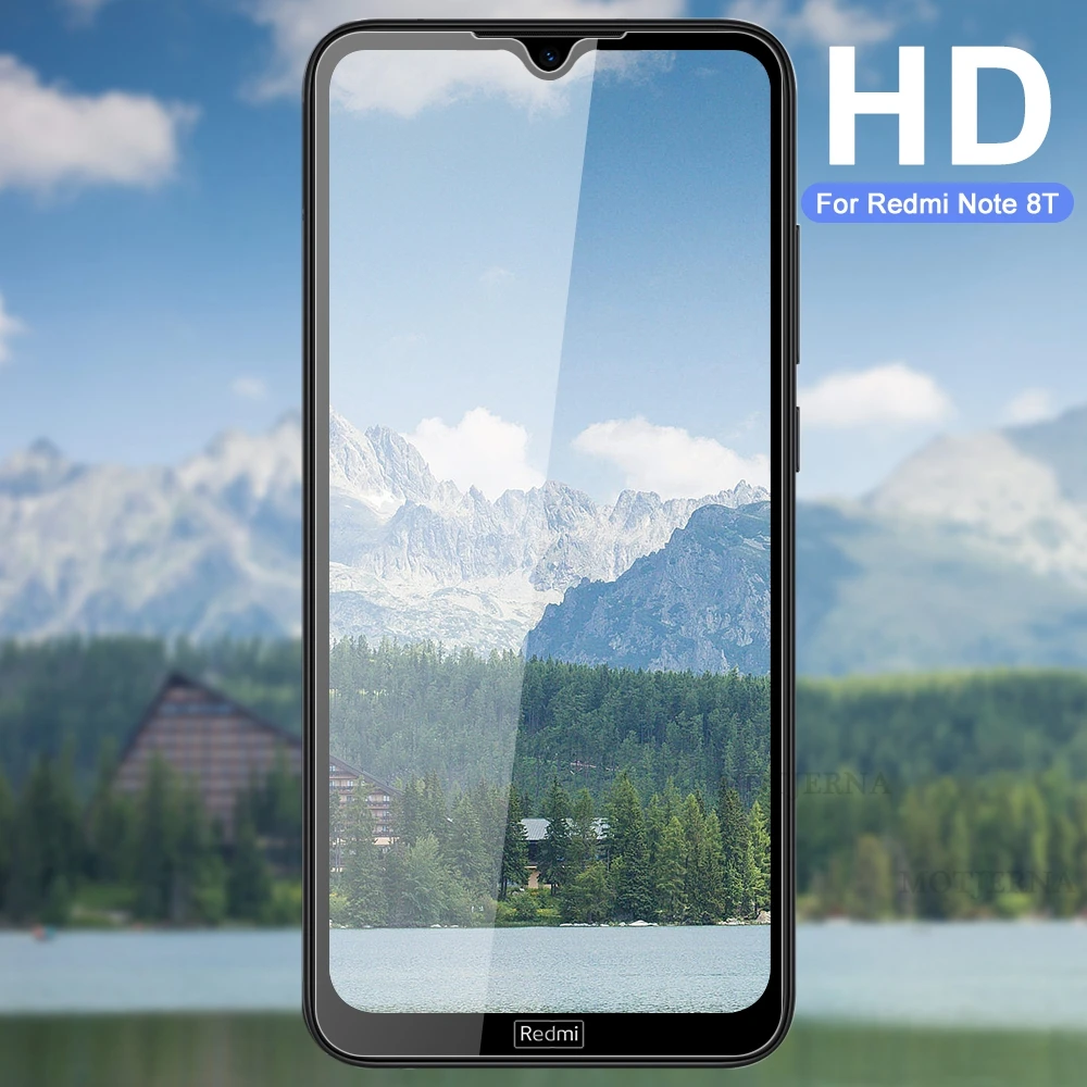 Для Xiaomi Redmi Note 8T стеклянная Защитная пленка для экрана 8 pro HD шелковая защитная из